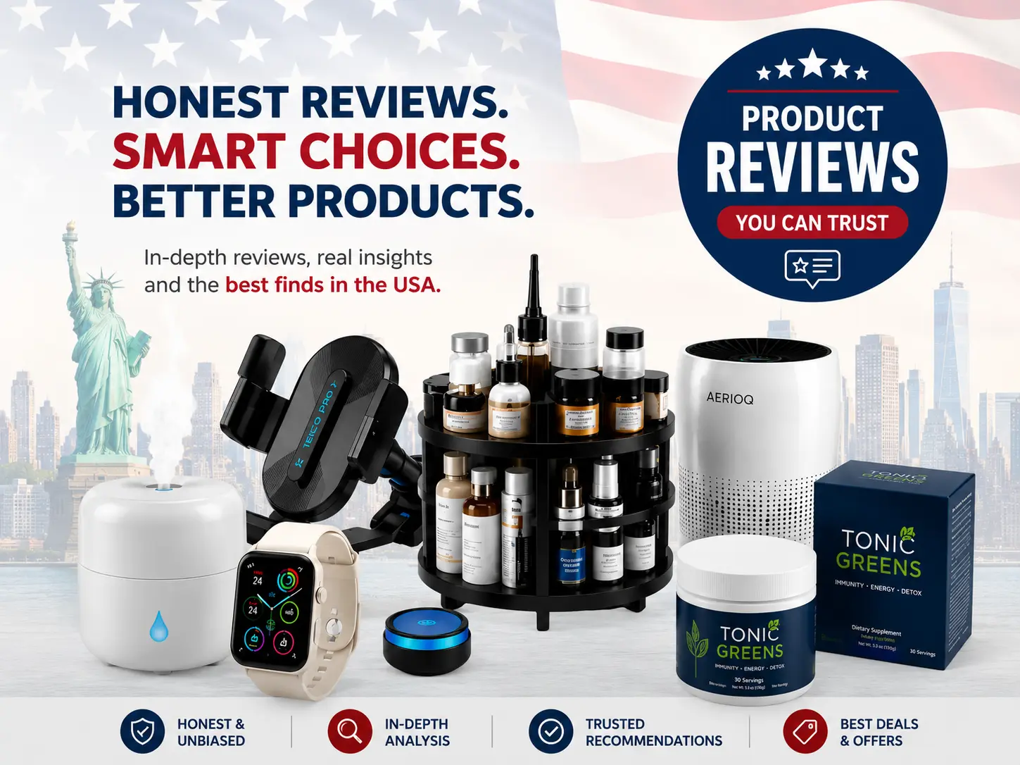 USAFinds product reviews featuring trusted consumer products, expert buying guides, and trending finds in the USA.